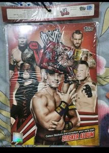 WWE Topps Icon Sticker Album 2013(2 Albums)