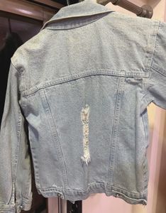 Distressed Denim Jacket