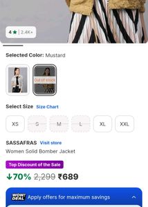 Cozy Mustard Fleece Jacket