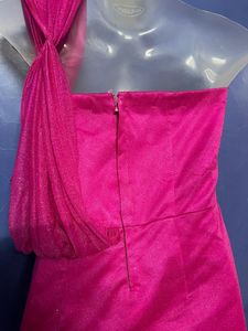 Korean Long Designer Pink Gown