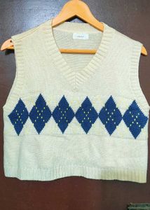 Argyle Knit Vest