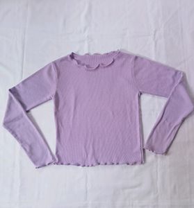 Full Sleeve Lavender Top