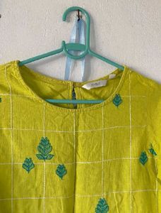 Green Printed Kurti