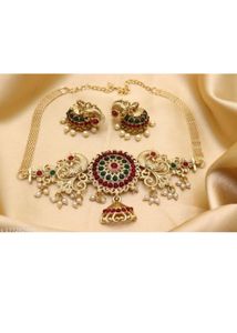 Elegant Gold-toned Choker Set