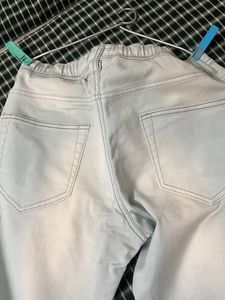 Light Wash Denim Joggers