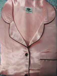 Satin Half Night Suit