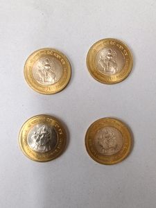 UNC 10Rs MATA VAISHNO DEVI 4 COINS