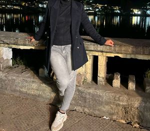 Dark Navy Blue New Coat