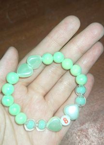 Mint Green Beaded Bracelet