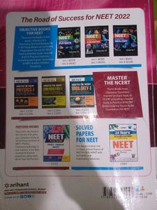 Arihant NEET 34 years physics biology chemistry
