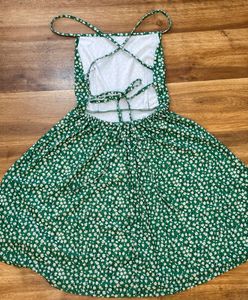 Backless Floral Mini Dress | Amazon