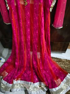 Gorgeous Pink anarkali kurta