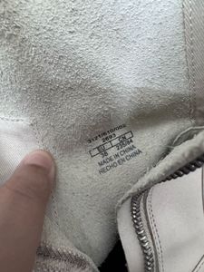 Genuine Leather Zara White Boots