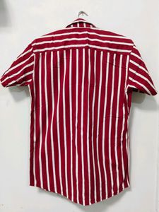 Red n White Lined Shirt