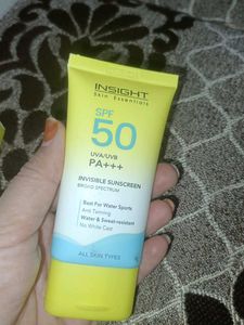 INSIGHT INVISIBLE SUNSCREEN 🧴