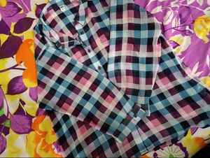 Checks Shirt For Women