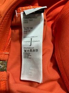 Orange One Piece Swimsuit