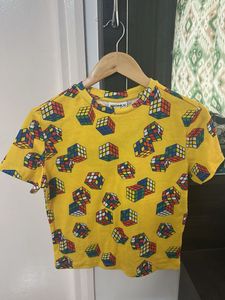 ONLY Yellow Rubik's Cube Tee