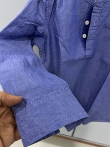 Boy&#39;s Blue Casual Shirt