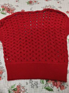 Red Knit Sweater