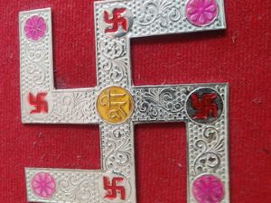 pure silver Swastika