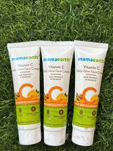Mamaearth Vitamin C Daily Glow Face Cream Pack Of3