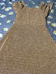 Sparkly Bronze Party Dress