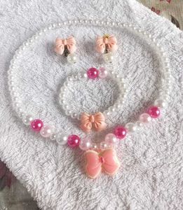 FIRSTCRY Cute bow Jewelry Set