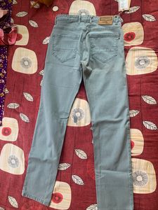 New Grey Men Cotton Jeans