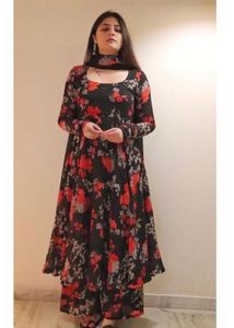 BLACK ANARKALI SUIT