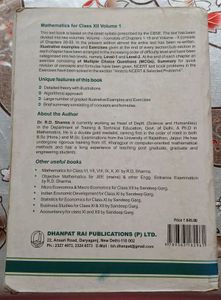 Class 12 Mathematics Books