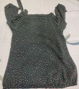 Spotted Print Top