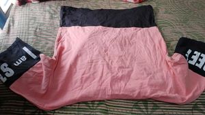 Cute Pink Top &amp; Denim Shorts Set