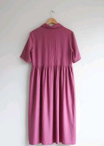 Floral Embroidered Shirt Dress