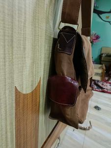 Imported Crossbody Bag with Lizard Design