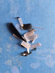 Black Obsidian And Selenite Chips