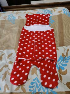 Red Polka Dot Baby Sleeping Bag