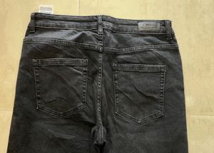 grey black bootcut jeans women