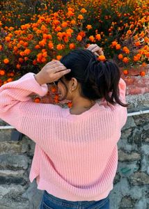 Savana Pink Knit Cardigan