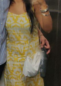 Noodle Strap Yellow Kurta
