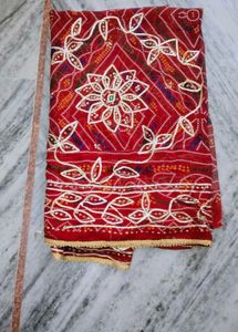 Elegant Red Saree