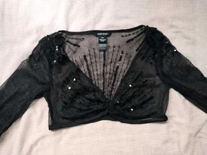 ✧⁠*⁠。Sequin Embellished Bolero Jacket