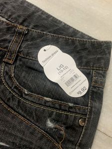 Distressed Denim Shorts