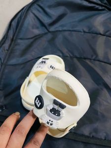 AJIO Baby Off white Crocks