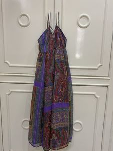 Paisley Print Dress