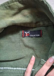 Green /olive Denim Jacket