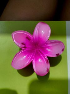 Pink Plumeria Hair Clip