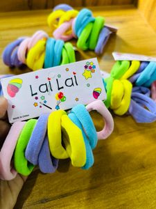 2 Bunches Hair Ties, @ ₹25/- Per Bunch