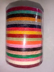 Colourfull Belvet Bangles (Set) For Ladies