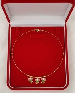 Lotus Pendant Necklace